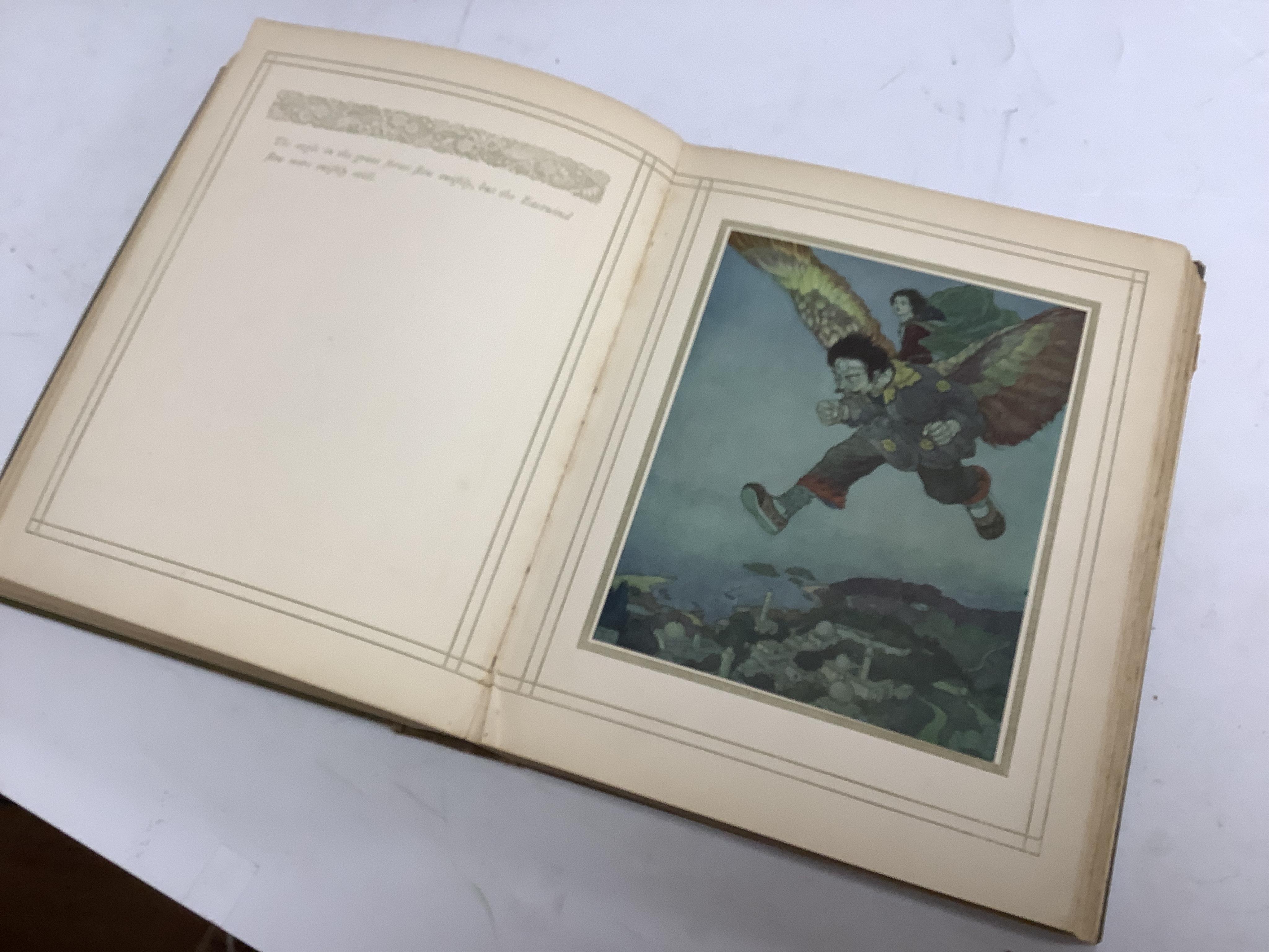 Quiller-Couch, Arthur - The Sleeping Beauty and other Fairy Tales ... decorated title, 30 coloured and mounted plates with captioned guards, text decorations (by Edmund Dulac); publisher's gilt pictorial morocco, 4to. Ho
